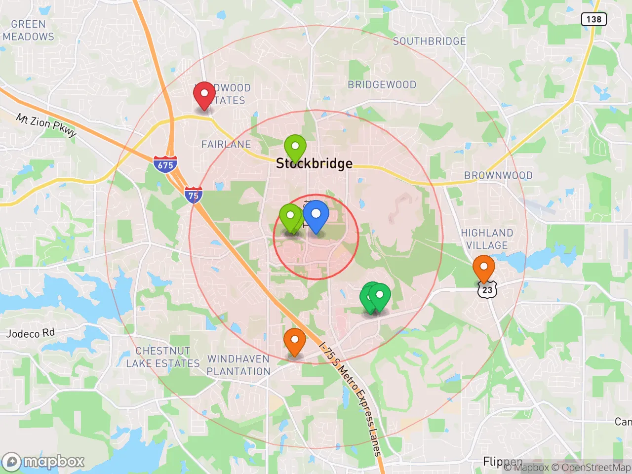 Hood Index scan area