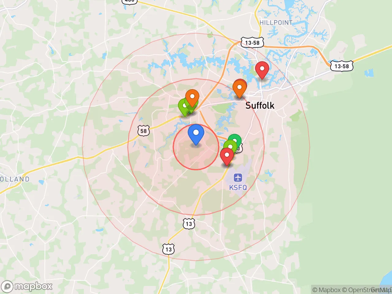 Hood Index scan area