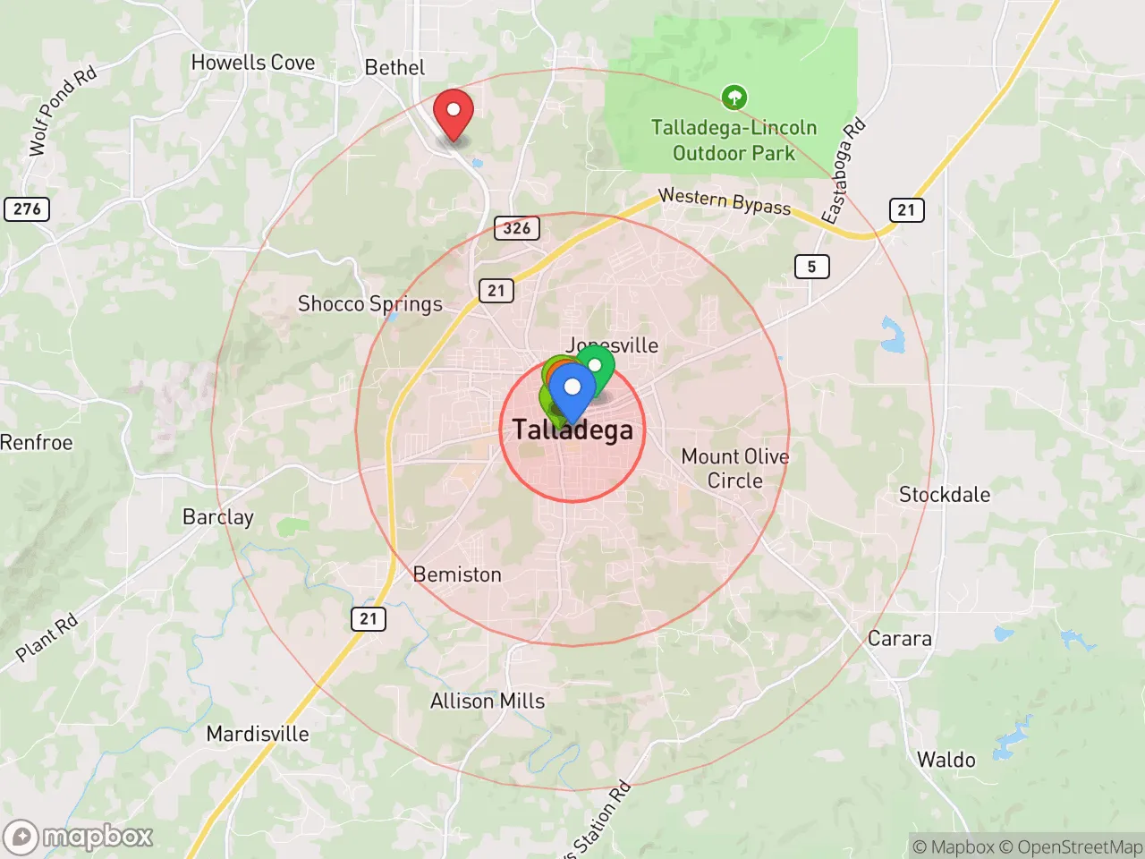 Hood Index scan area