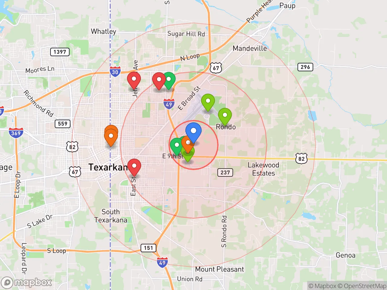 Hood Index scan area