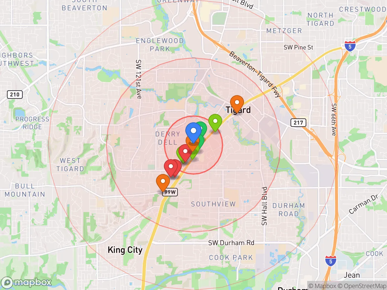 Hood Index scan area