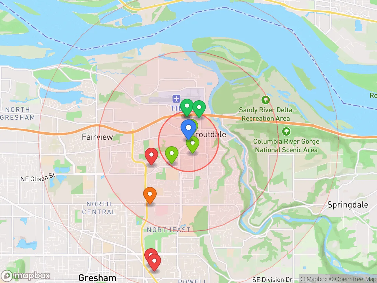 Hood Index scan area
