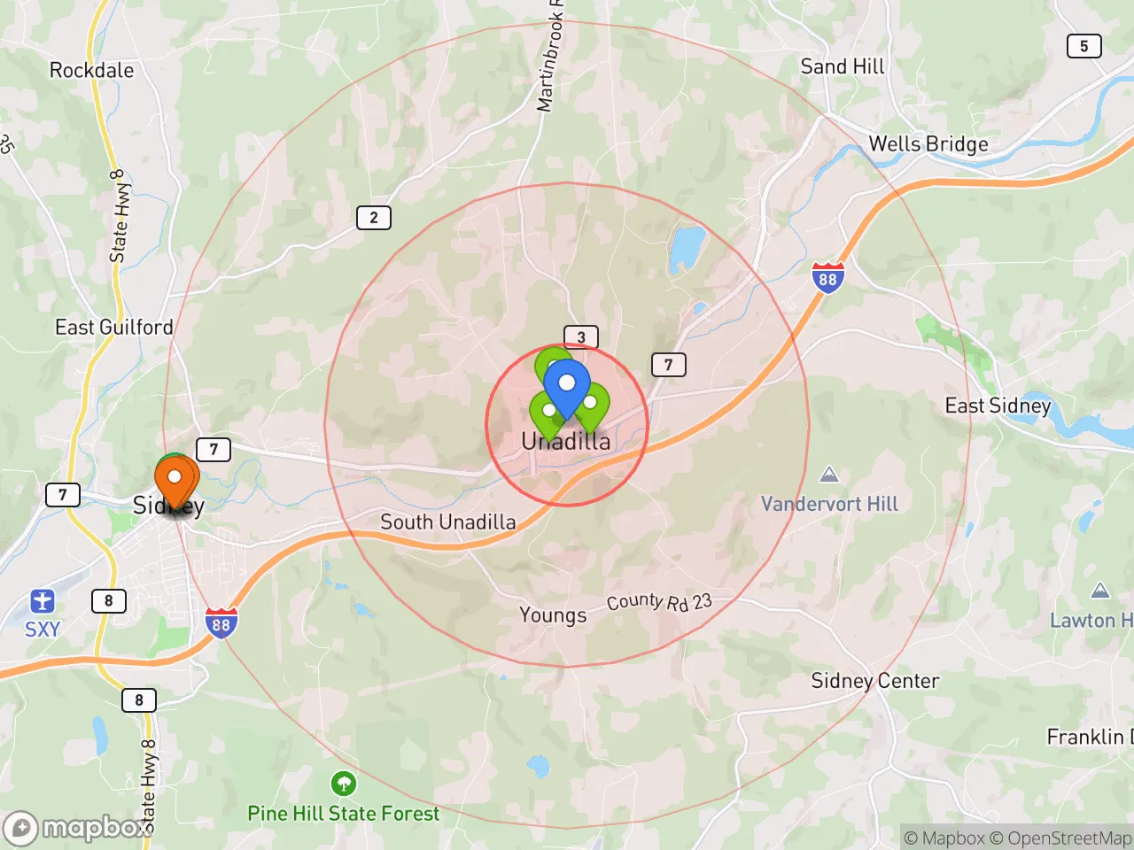 Hood Index scan area