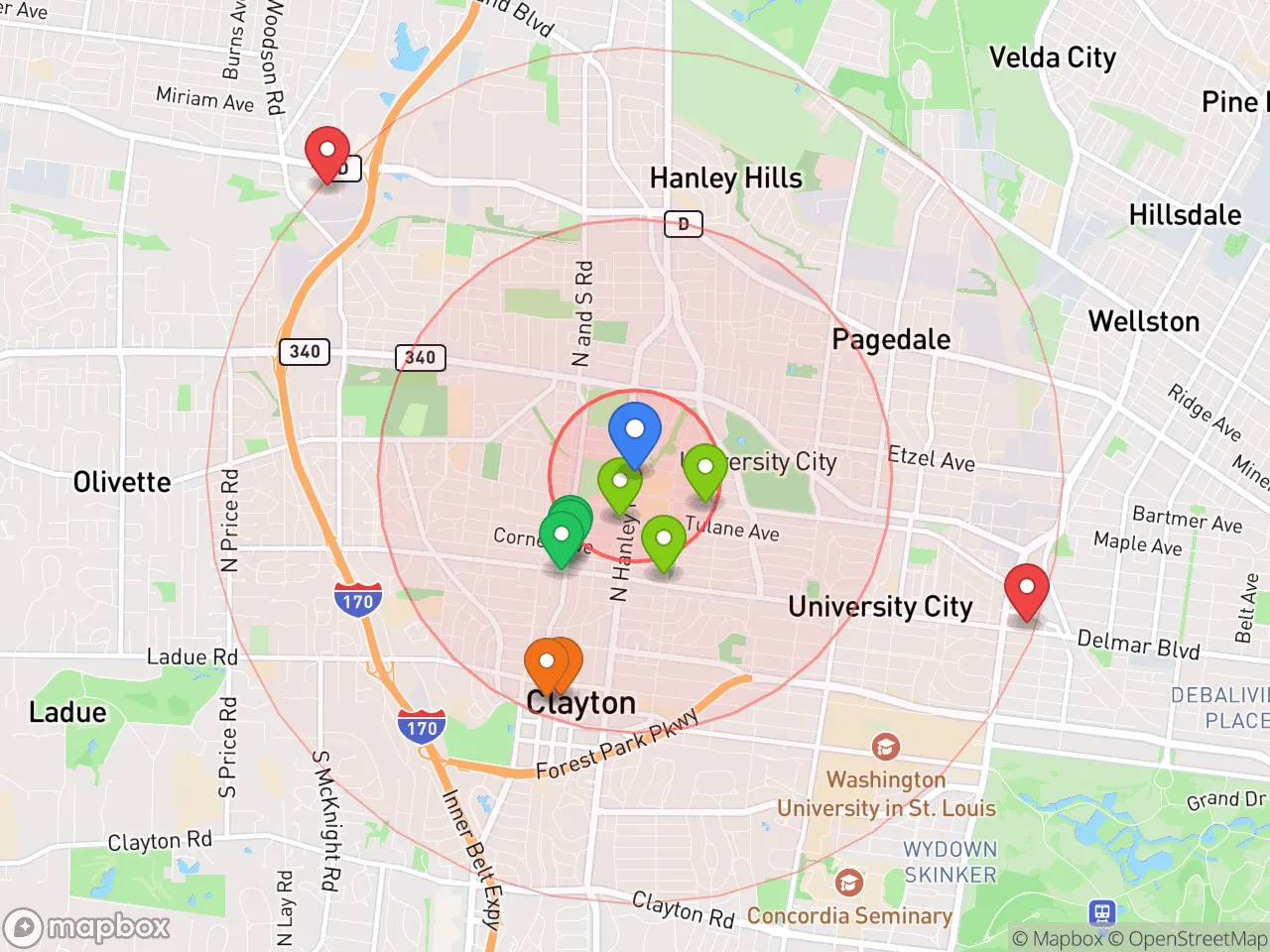 Hood Index scan area