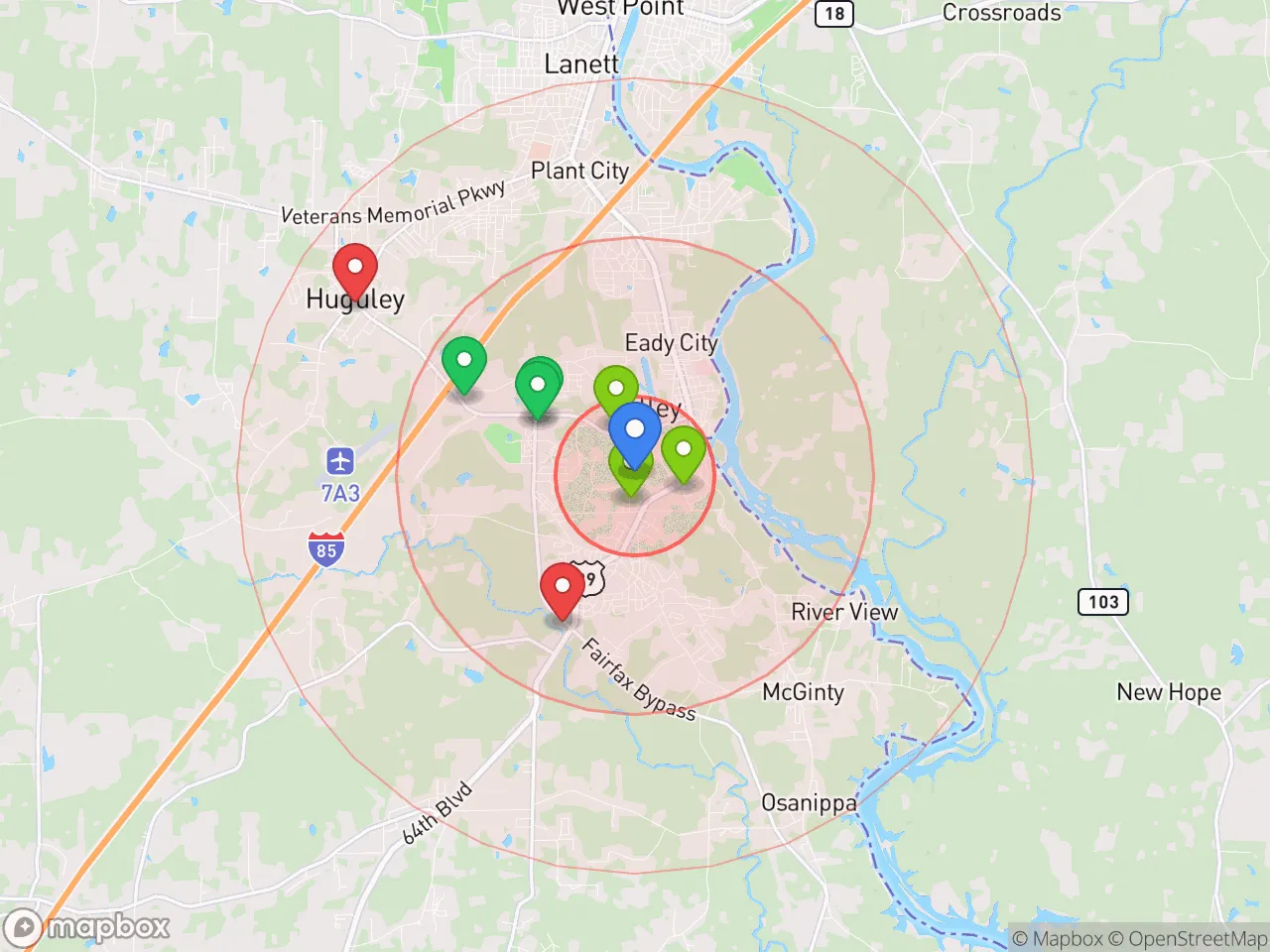Hood Index scan area