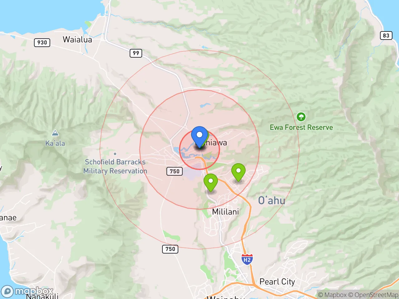 Hood Index scan area
