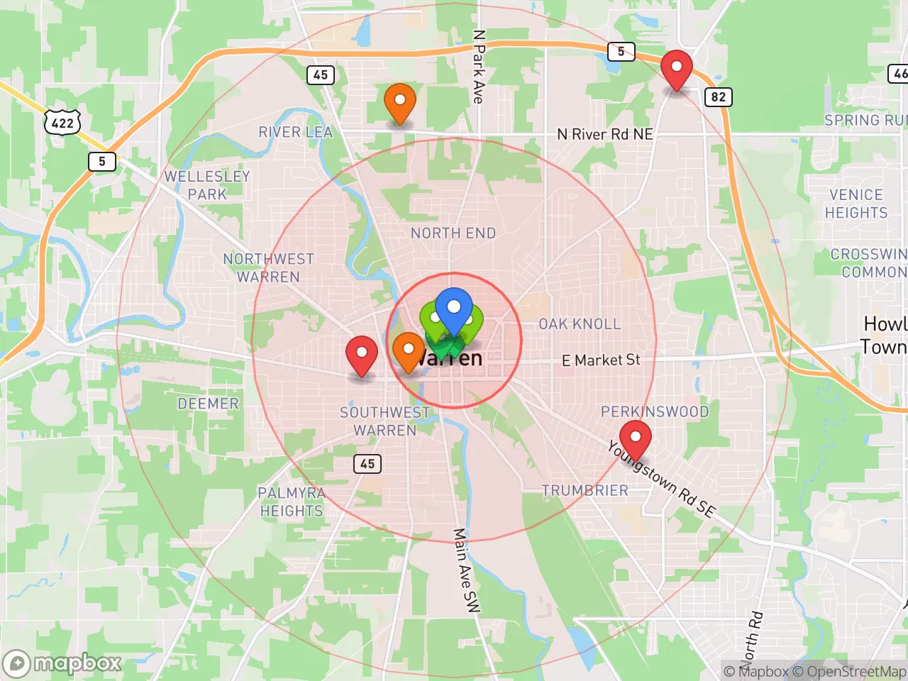 Hood Index scan area