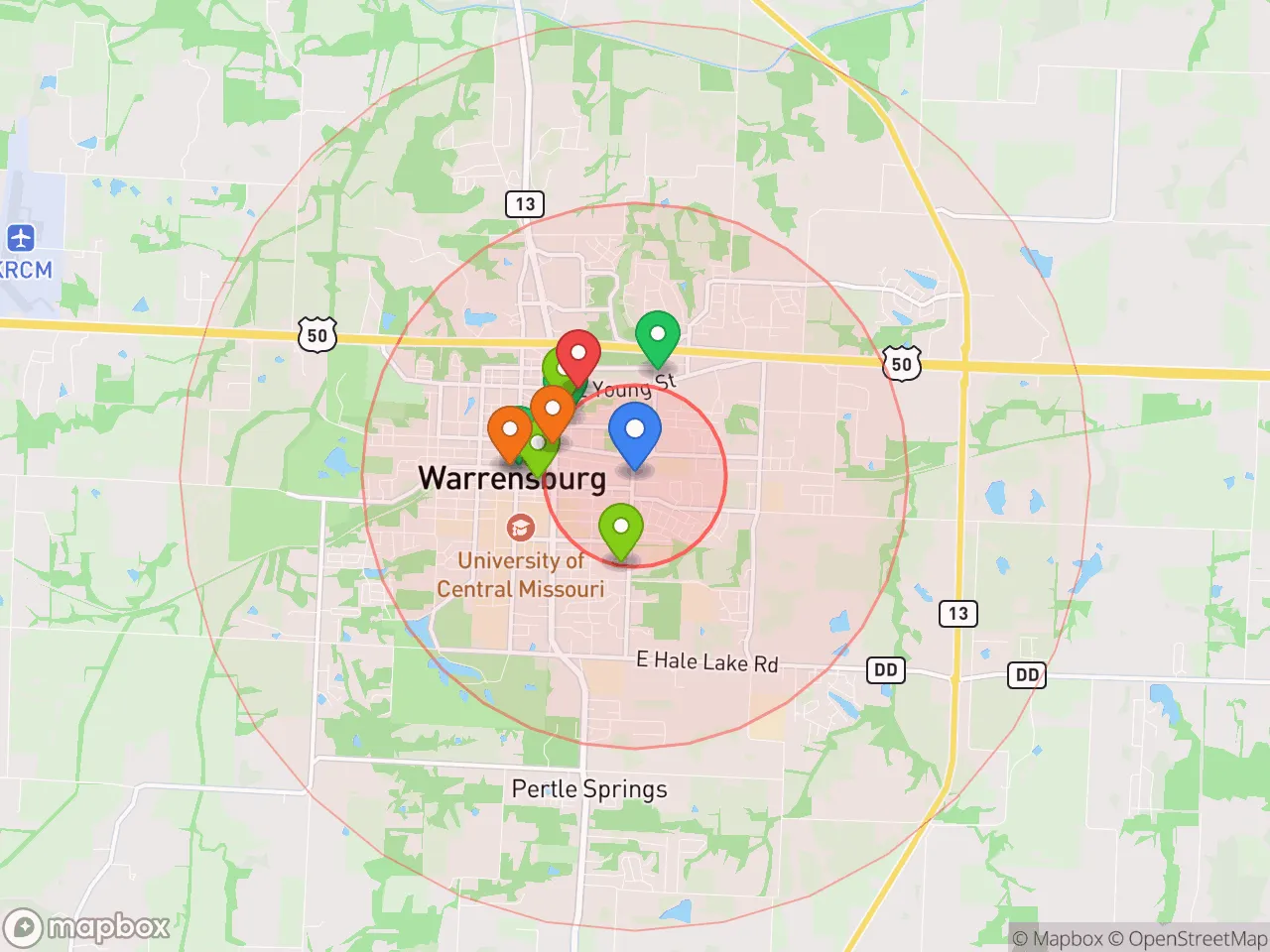 Hood Index scan area