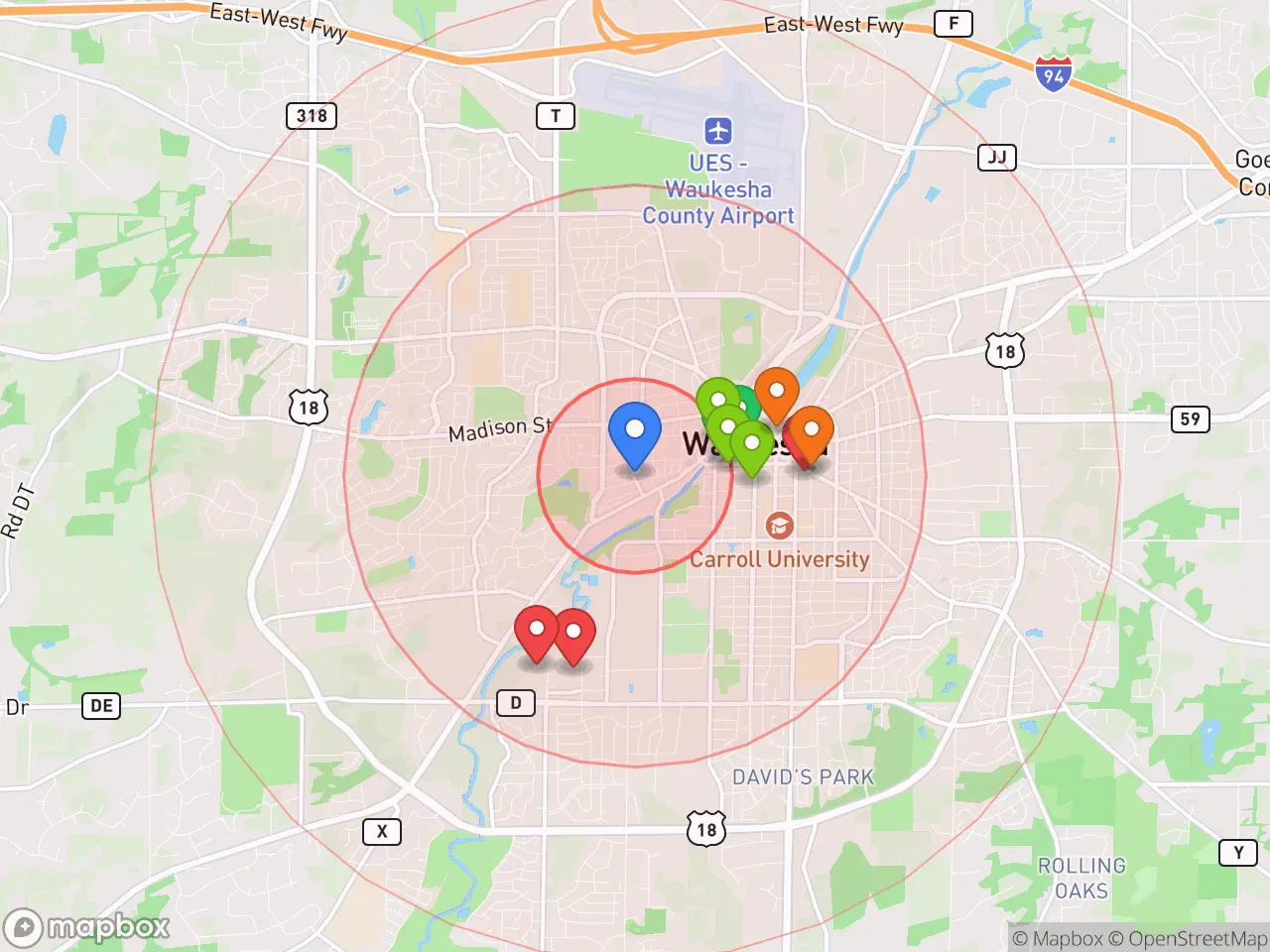 Hood Index scan area