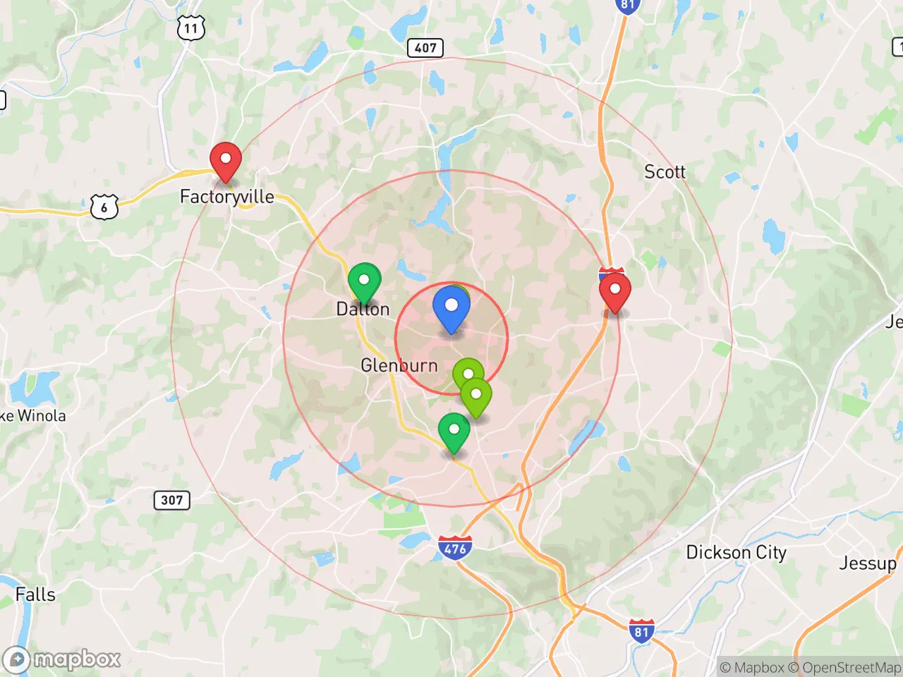 Hood Index scan area