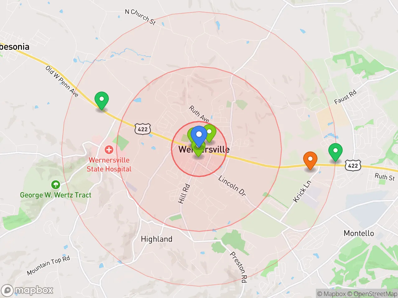 Hood Index scan area