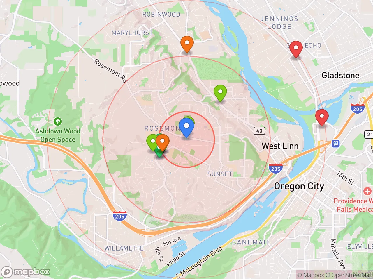 Hood Index scan area