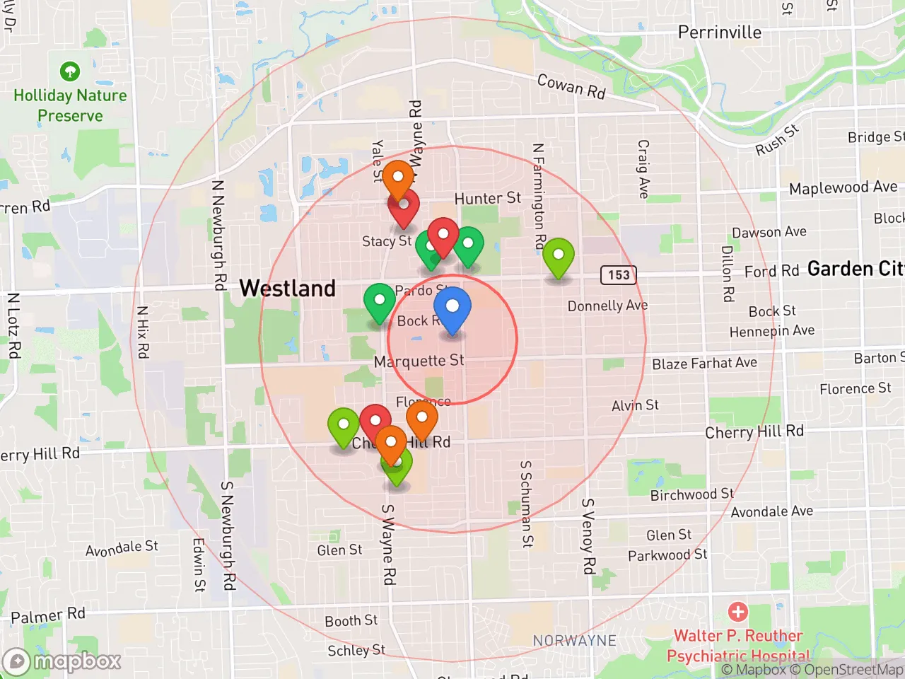 Hood Index scan area