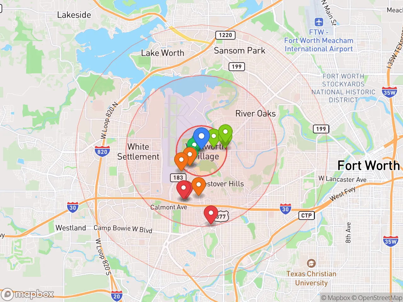 Hood Index scan area