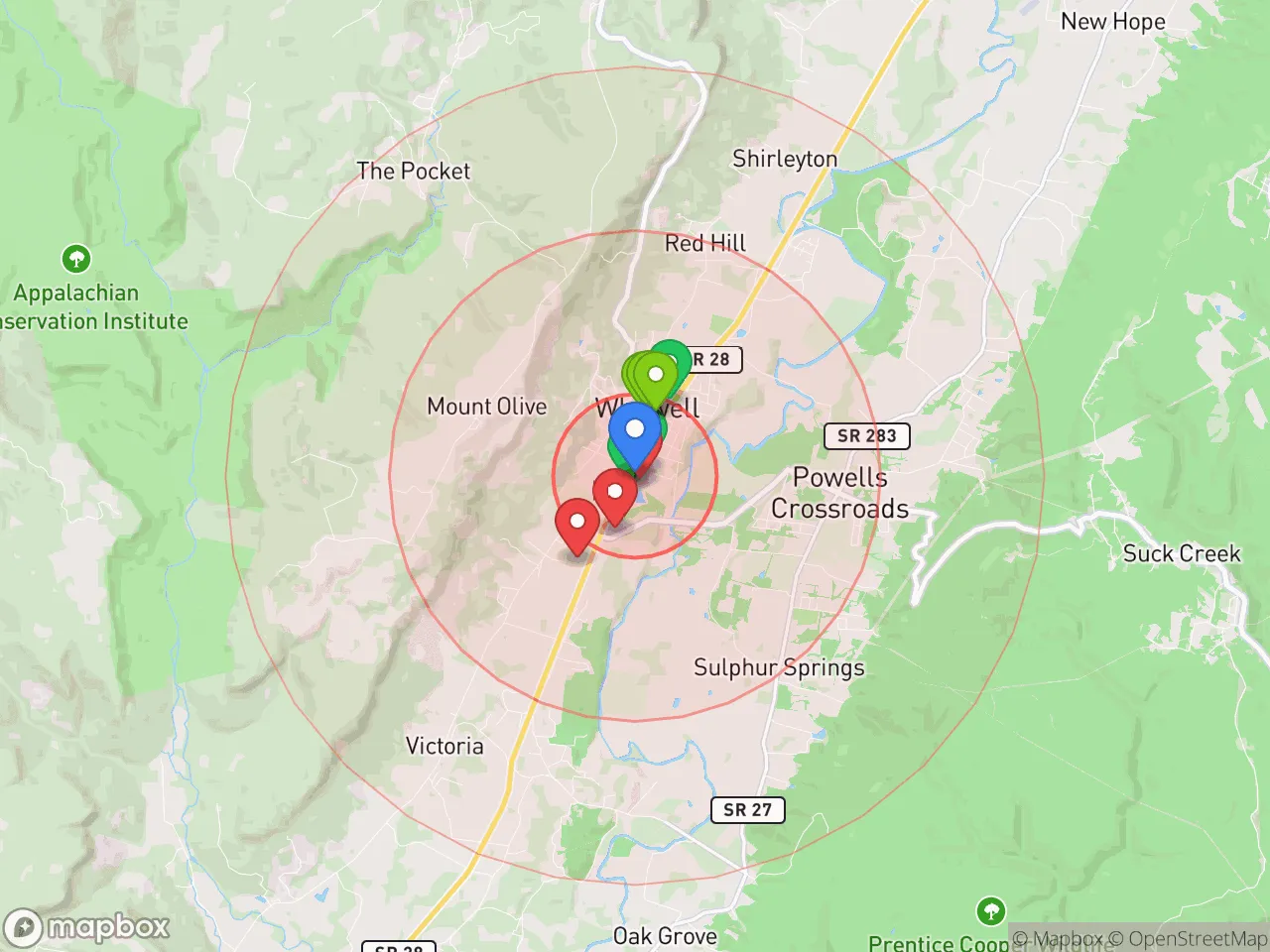 Hood Index scan area