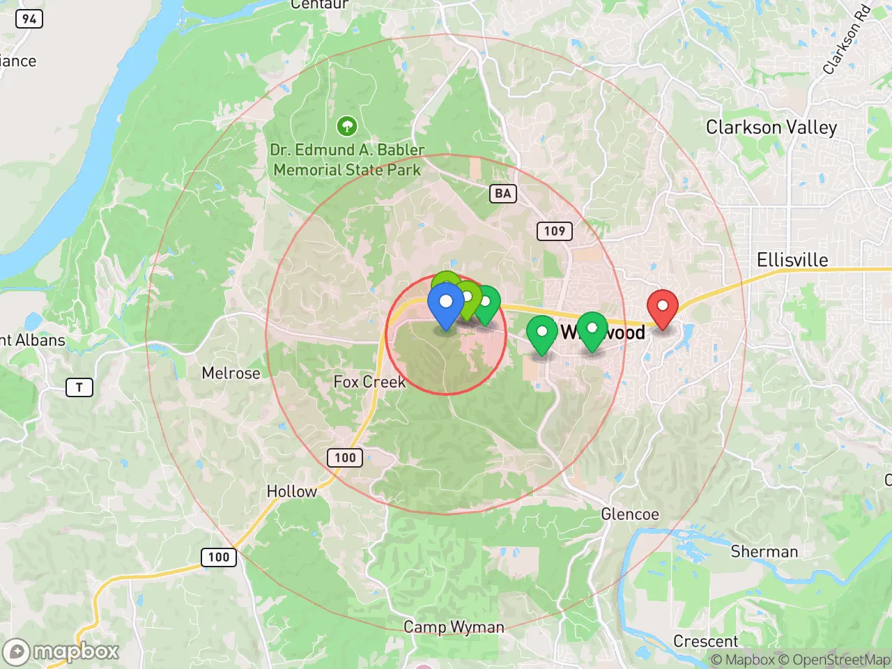 Hood Index scan area