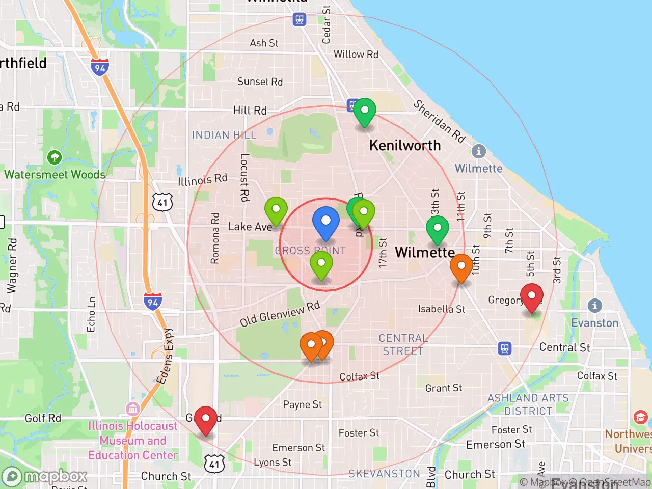 Hood Index scan area