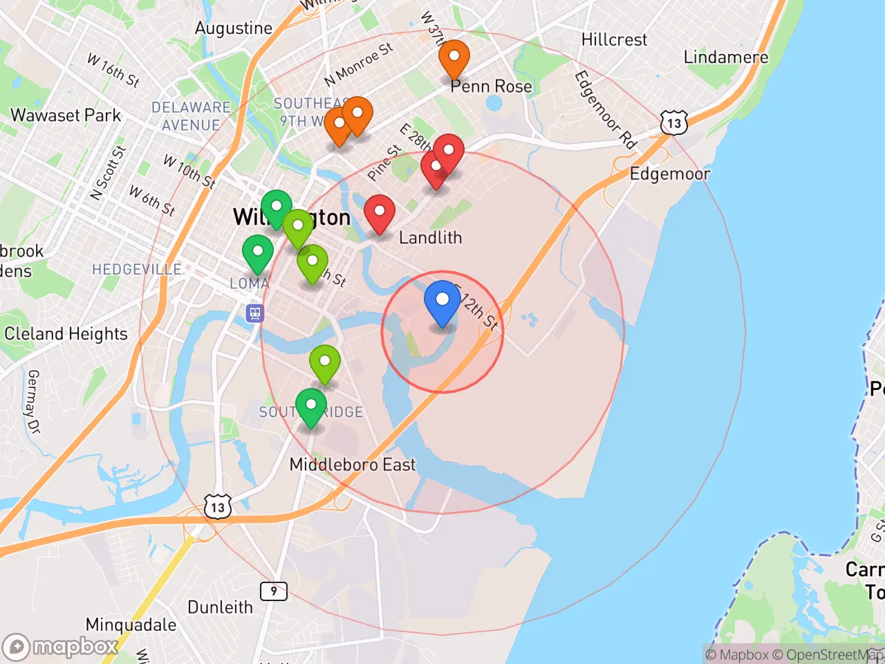 Hood Index scan area