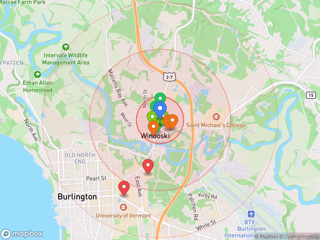Hood Index scan area