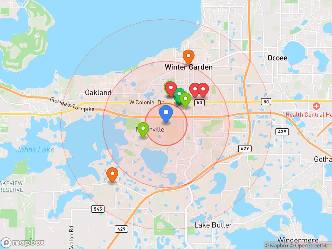 Hood Index scan area
