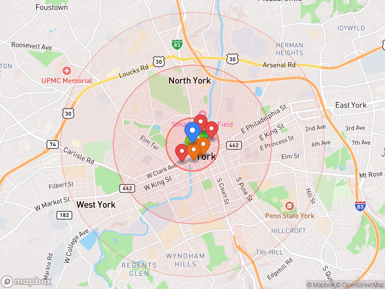 Hood Index scan area