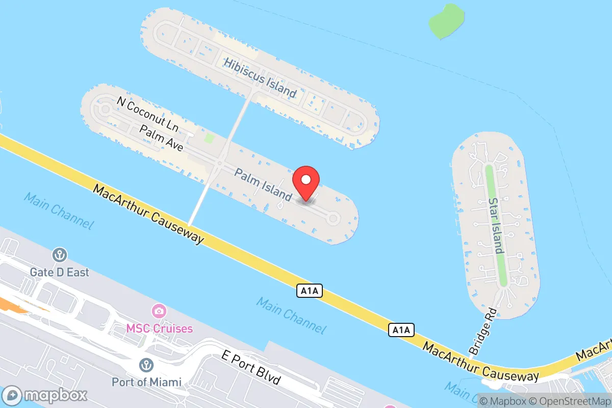 Map centered at 25.7784, -80.1586