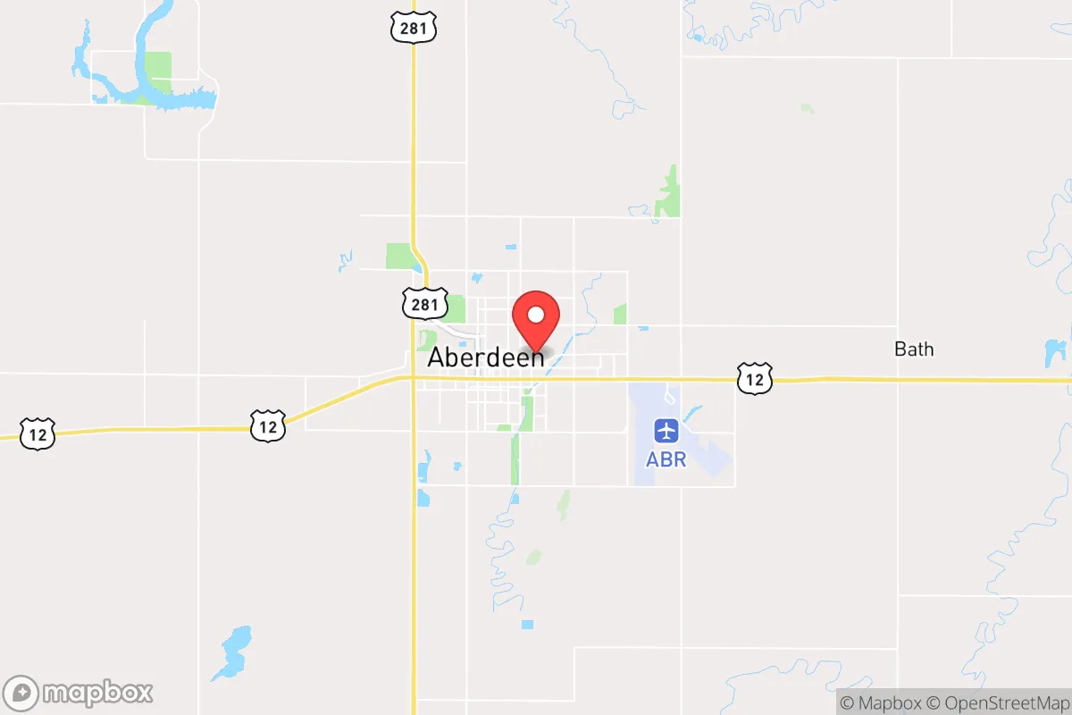 Map centered at 45.4649, -98.4686