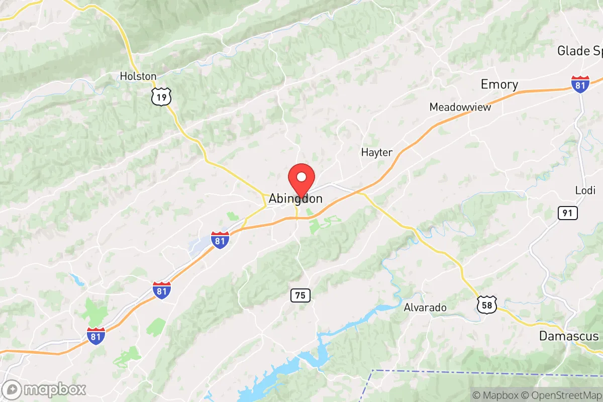 Map centered at 36.7089, -81.9713