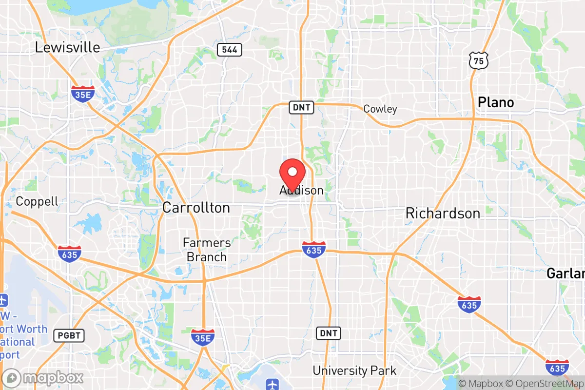 Map centered at 32.9589, -96.8355