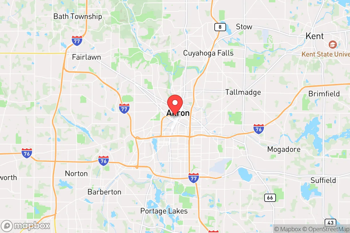 Map centered at 41.0798, -81.5219