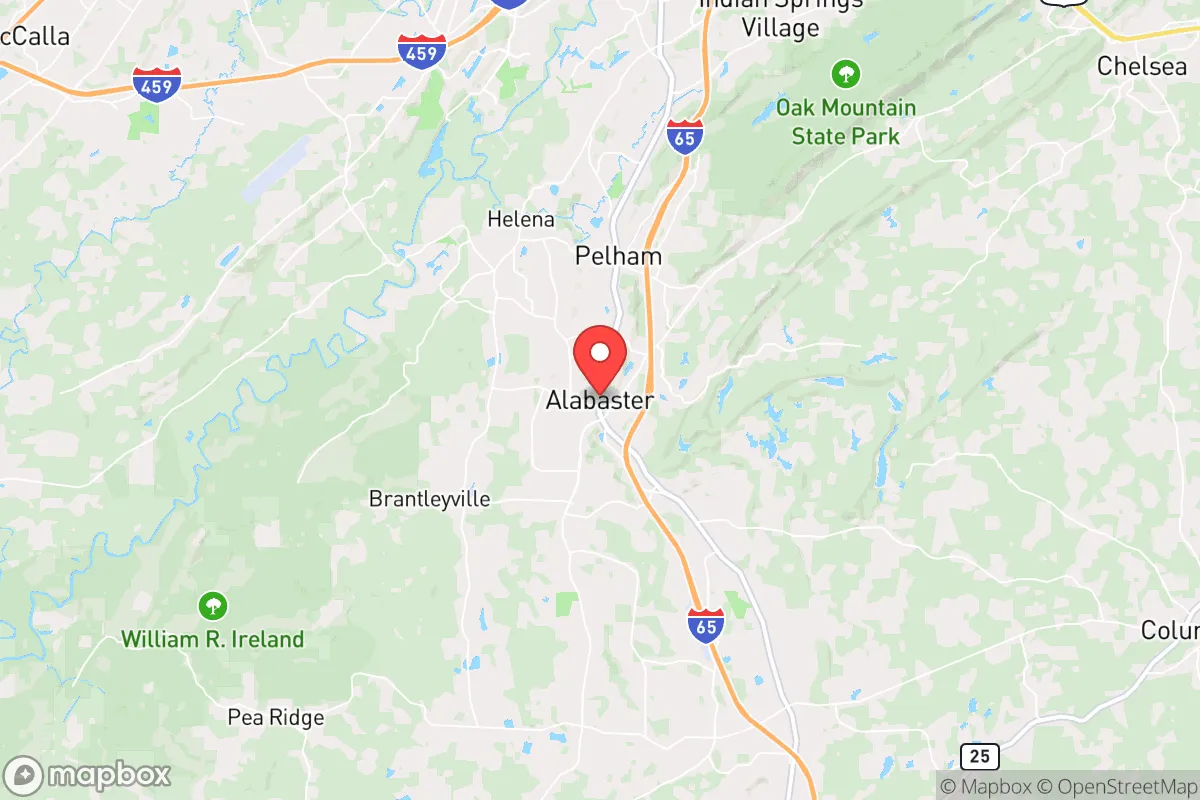 Map centered at 33.2186, -86.8218