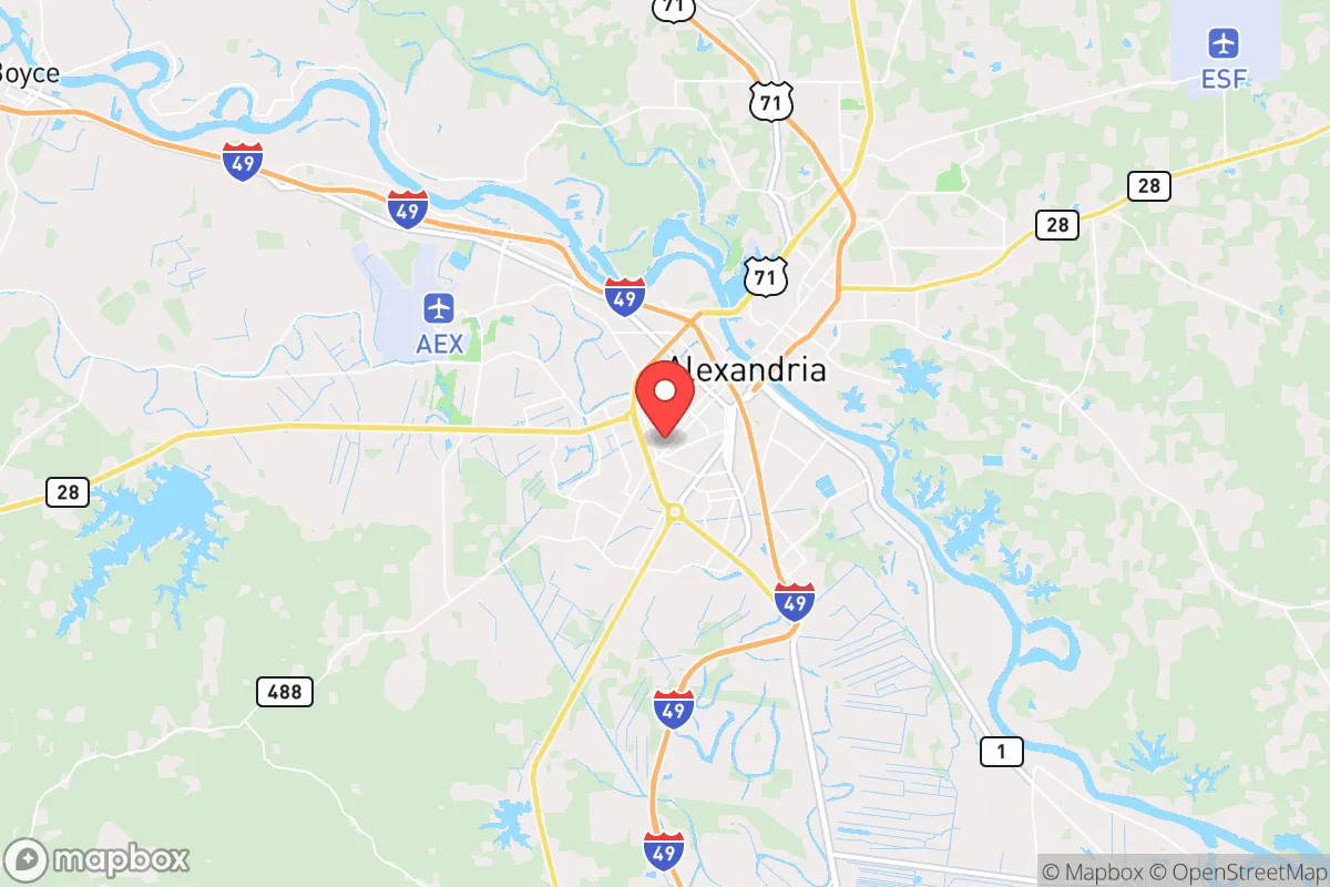 Map centered at 31.2923, -92.4703