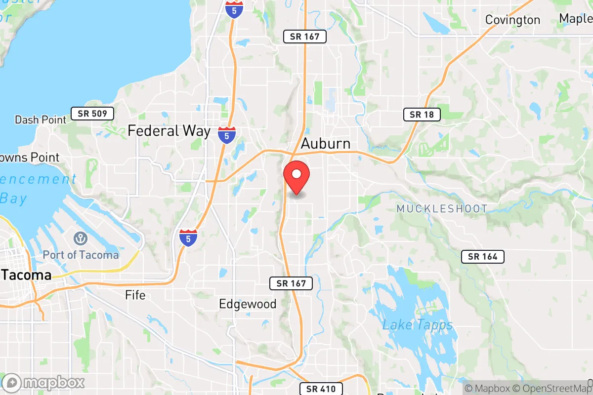 Map centered at 47.2820, -122.2505