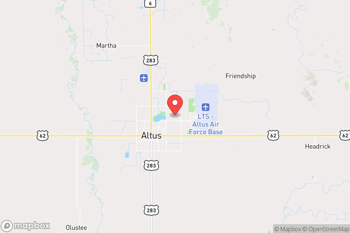 Map centered at 34.6565, -99.3061