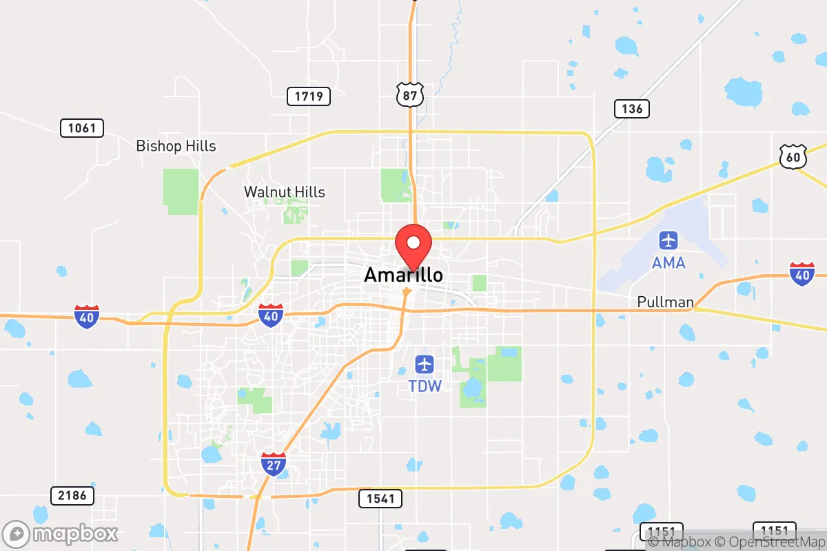 Map centered at 35.1985, -101.8310