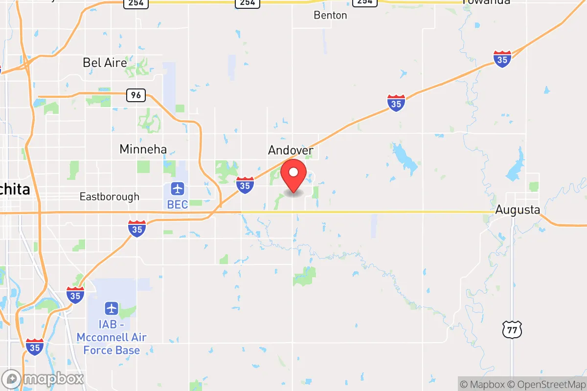 Map centered at 37.6887, -97.1345