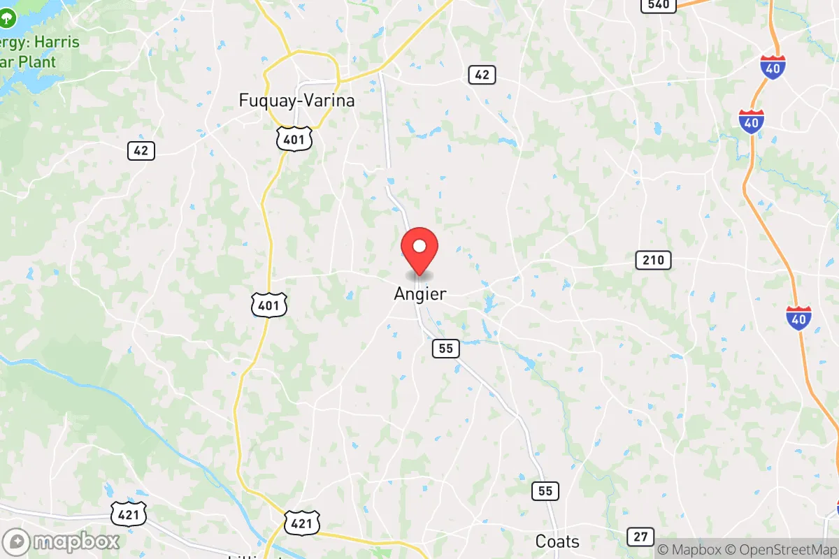 Map centered at 35.5127, -78.7395