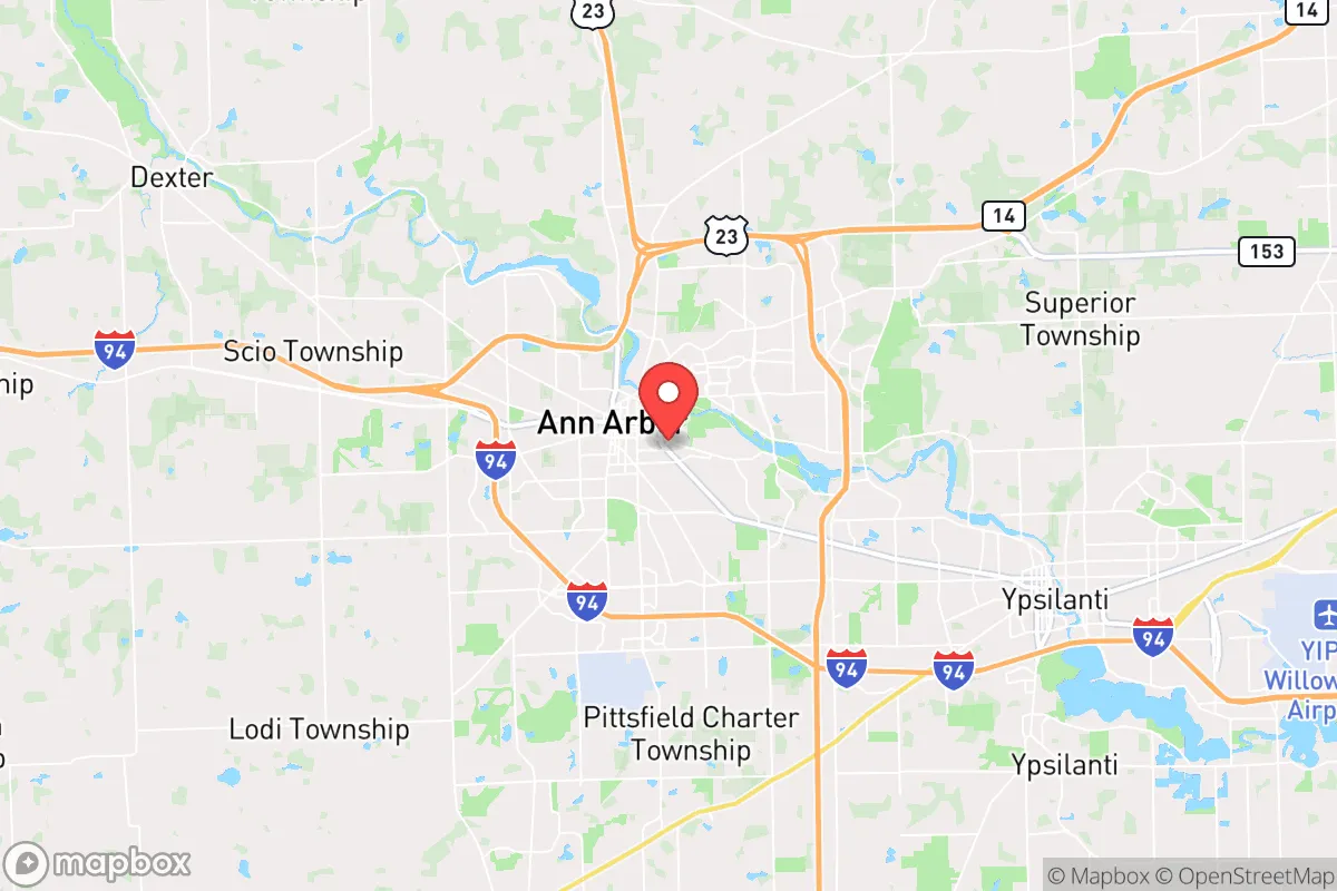 Map centered at 42.2761, -83.7311