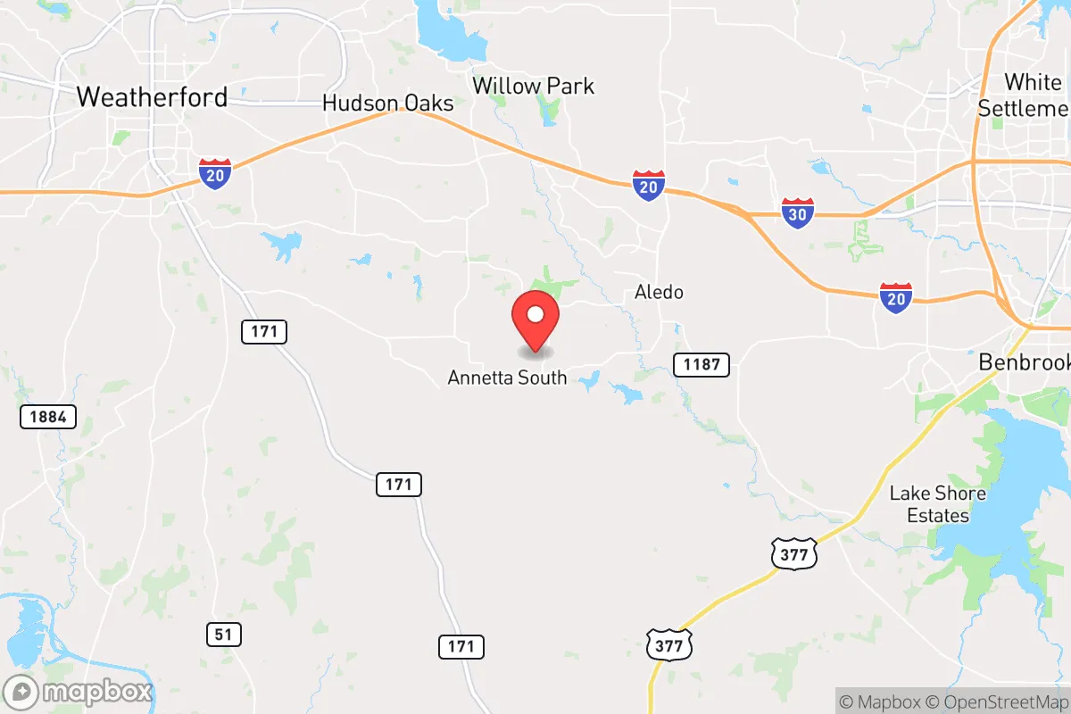 Map centered at 32.6749, -97.6498