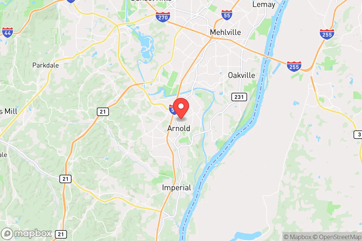 Map centered at 38.4297, -90.3733