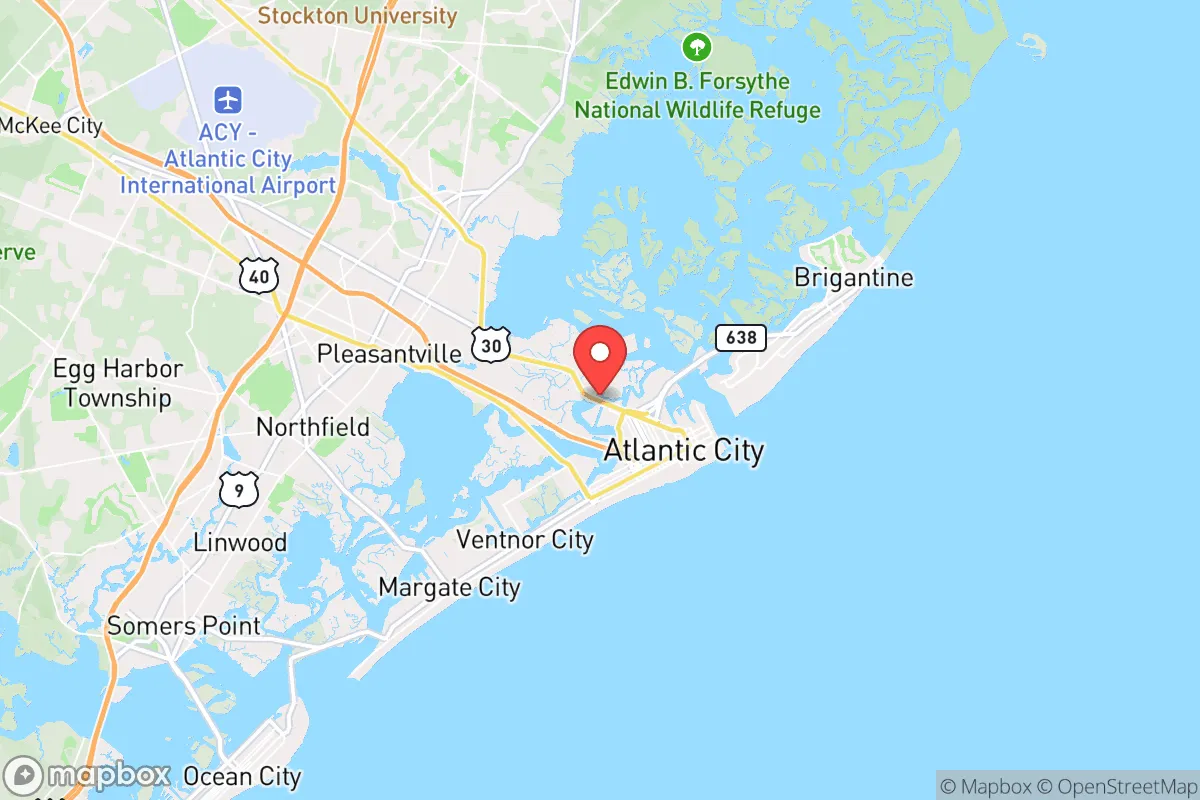 Map centered at 39.3776, -74.4516