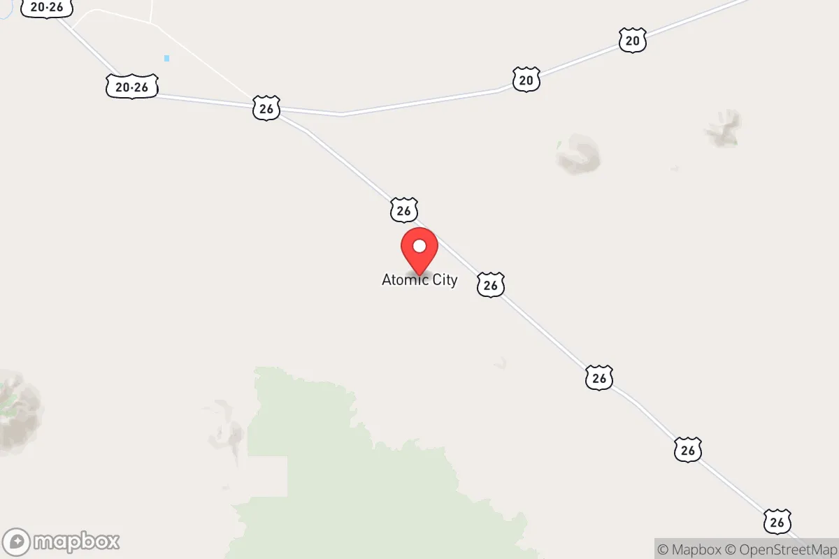 Map centered at 43.4449, -112.8128