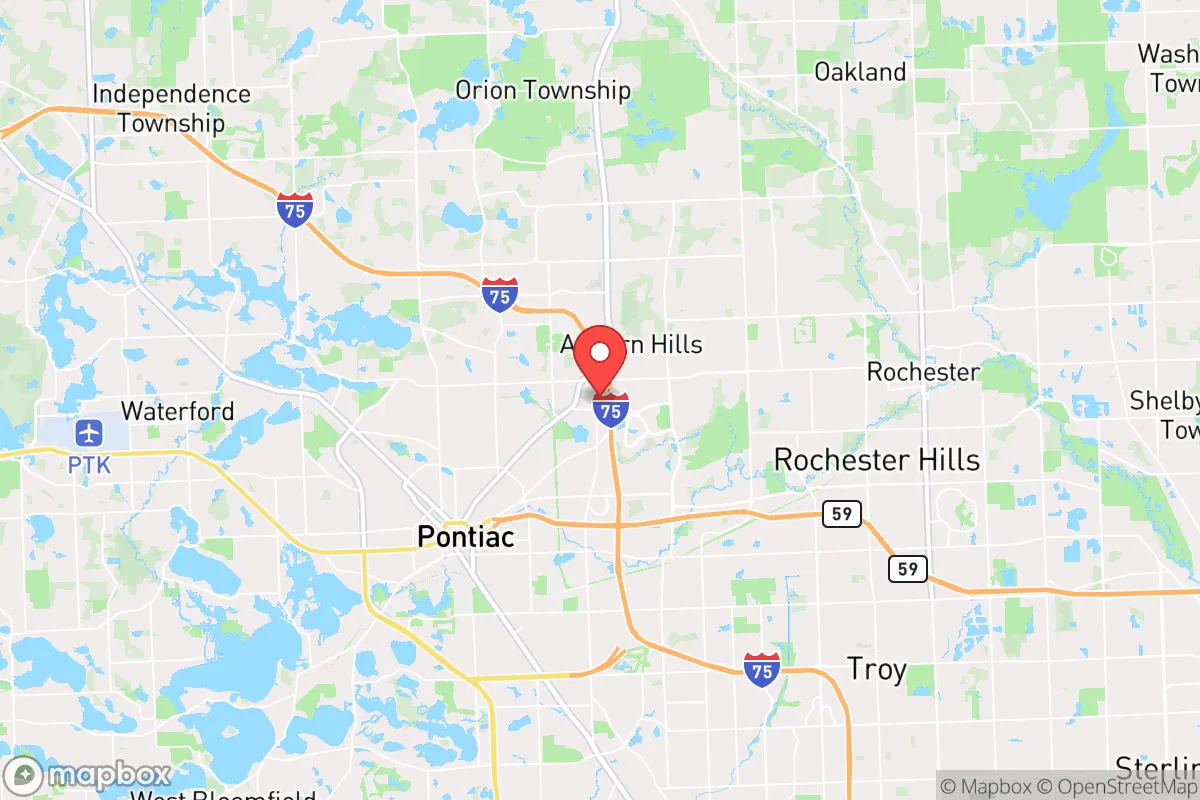 Map centered at 42.6735, -83.2448