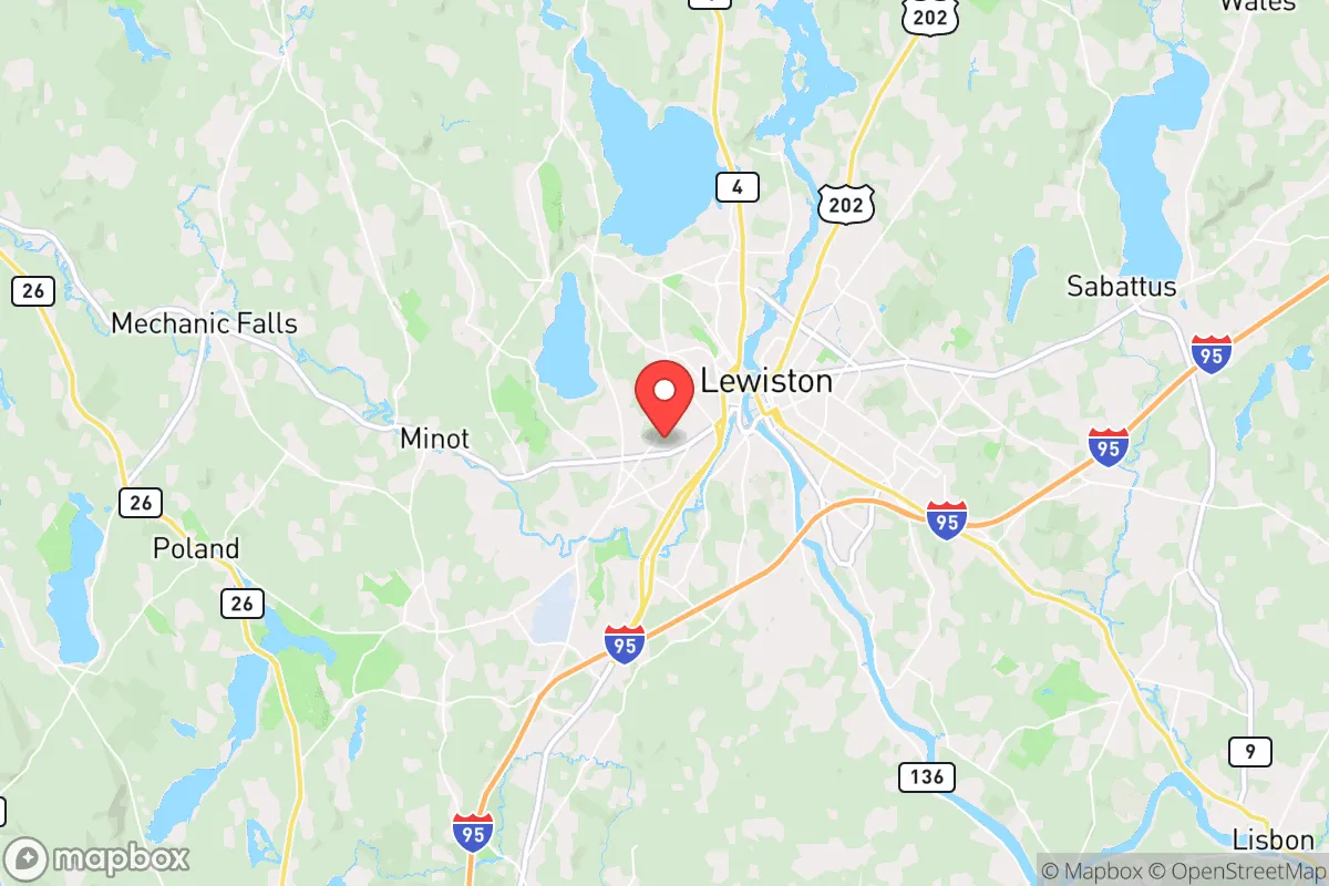 Map centered at 44.0851, -70.2493