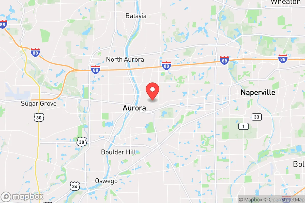 Map centered at 41.7636, -88.2901