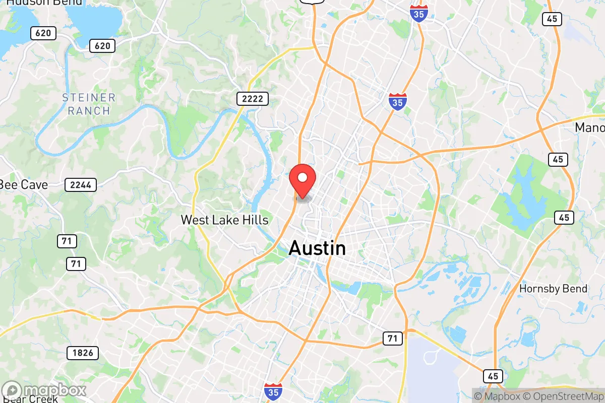 Map centered at 30.2985, -97.7537