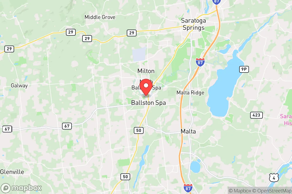 Map centered at 43.0067, -73.8524