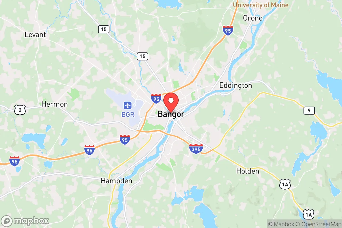 Map centered at 44.8323, -68.7906