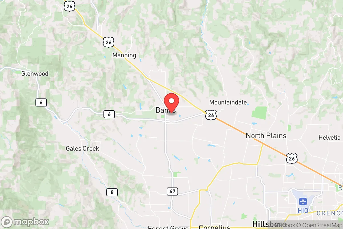 Map centered at 45.6150, -123.1071
