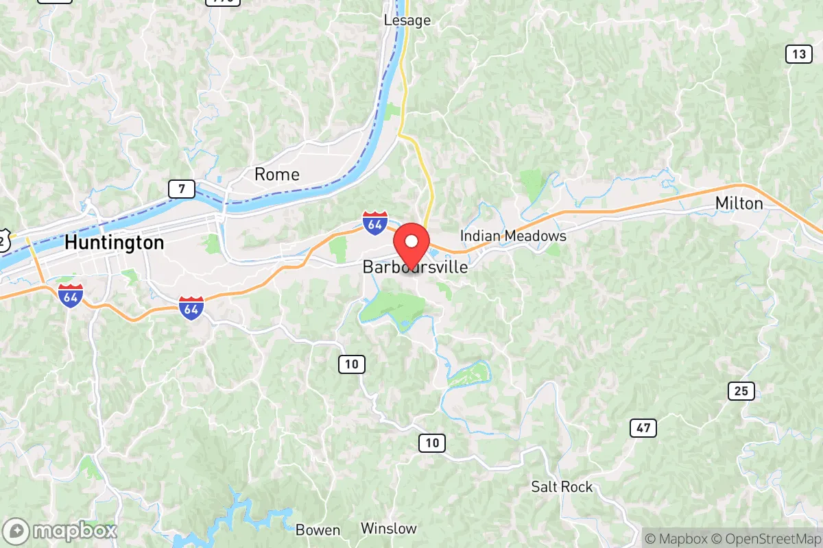 Map centered at 38.4068, -82.2963